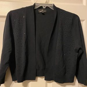 Black cardigan